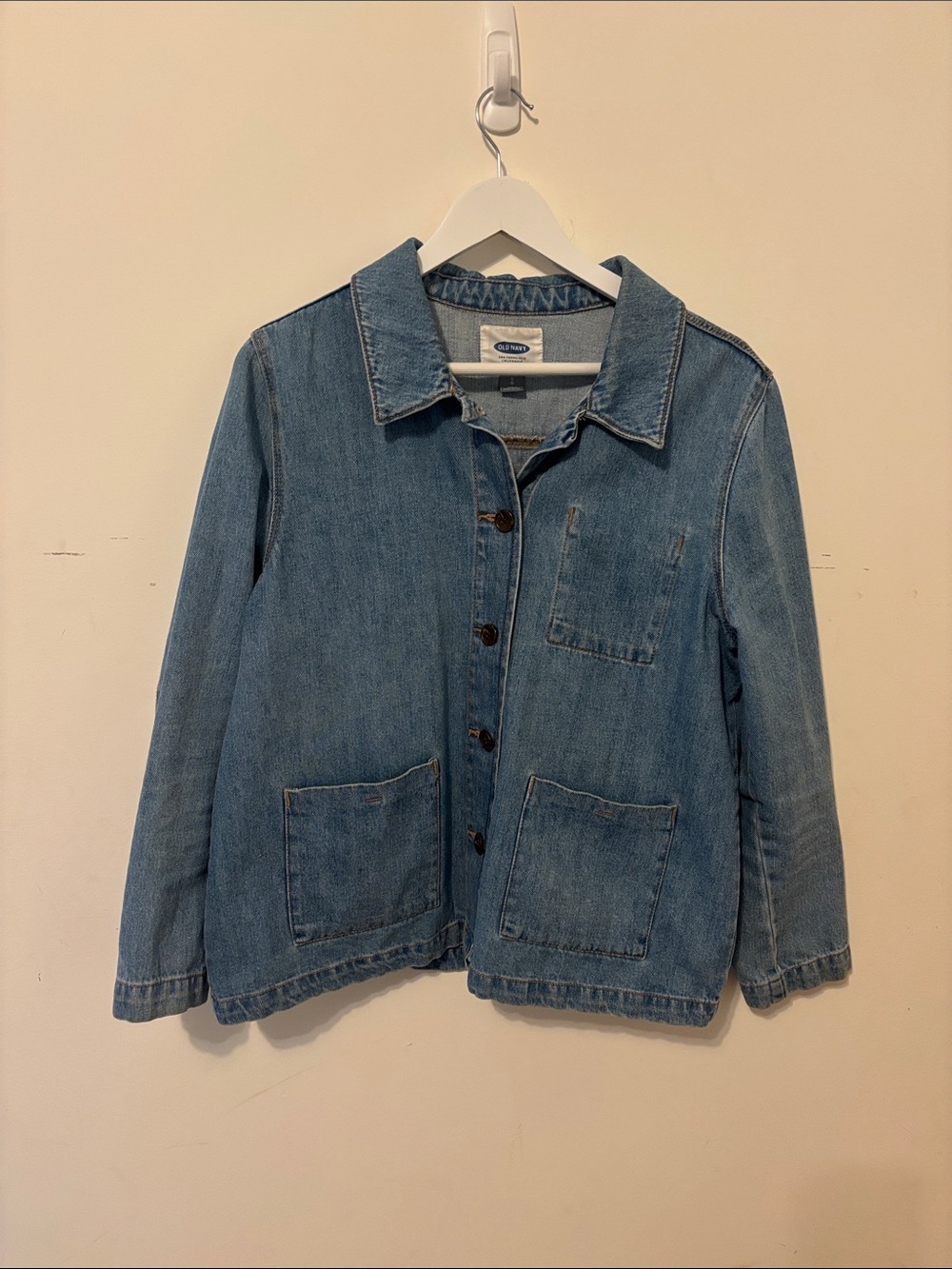 Old Navy Light Blue Denim Chore Jacket